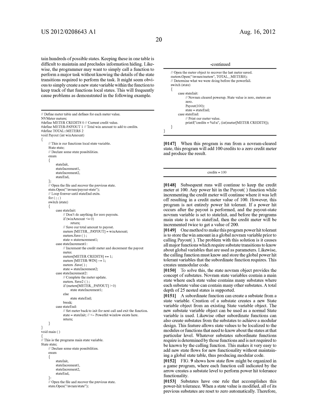 Method in a Gaming Machine for Providing Data Recovery - diagram, schematic, and image 30