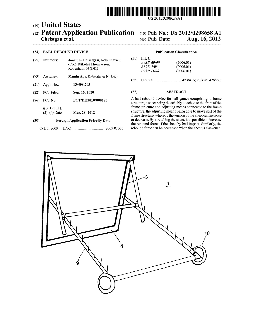 BALL REBOUND DEVICE - diagram, schematic, and image 01