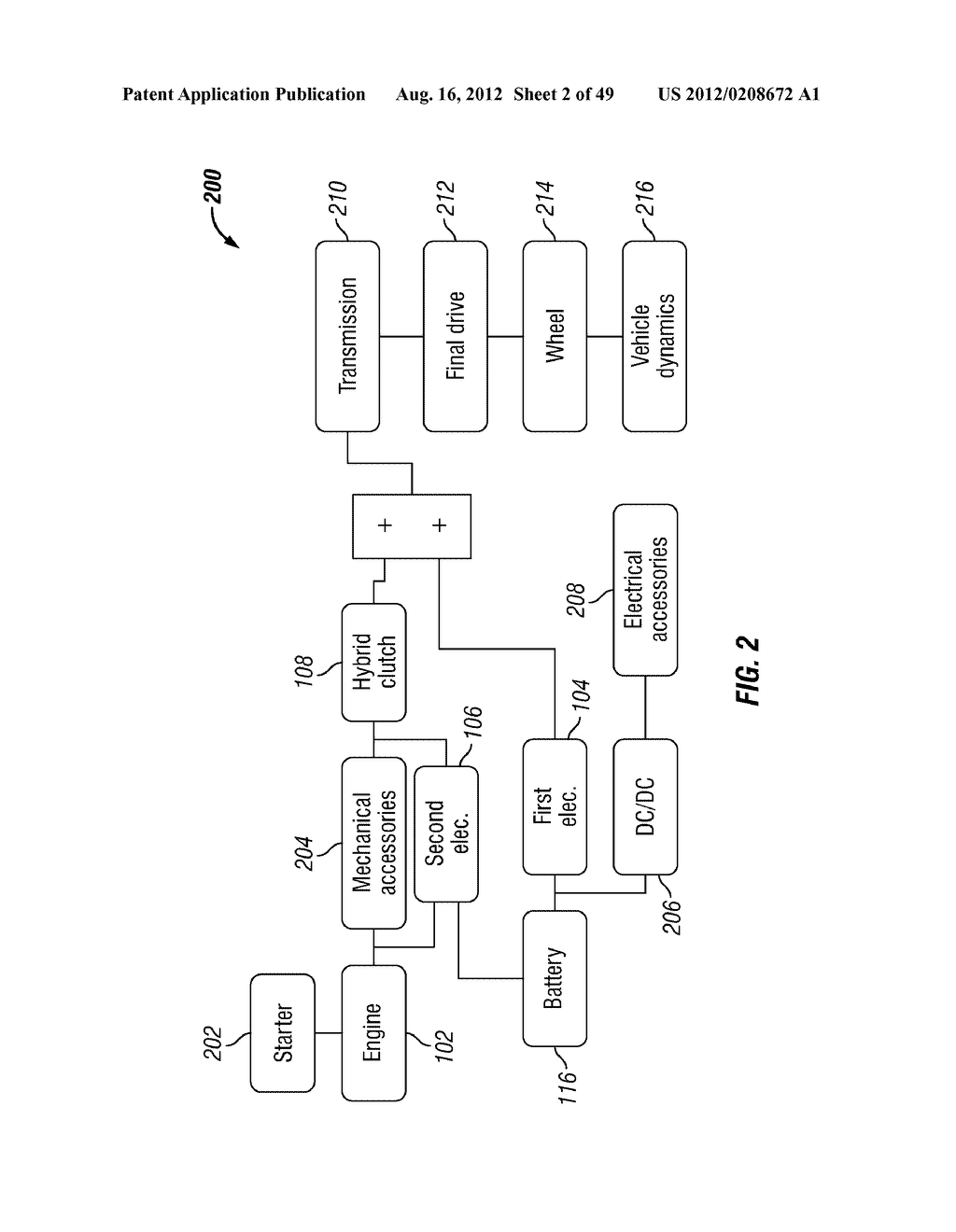 SYSTEM, METHOD, AND APPARATUS FOR CONTROLLING POWER OUTPUT DISTRIBUTION IN     A HYBRID POWER TRAIN - diagram, schematic, and image 03