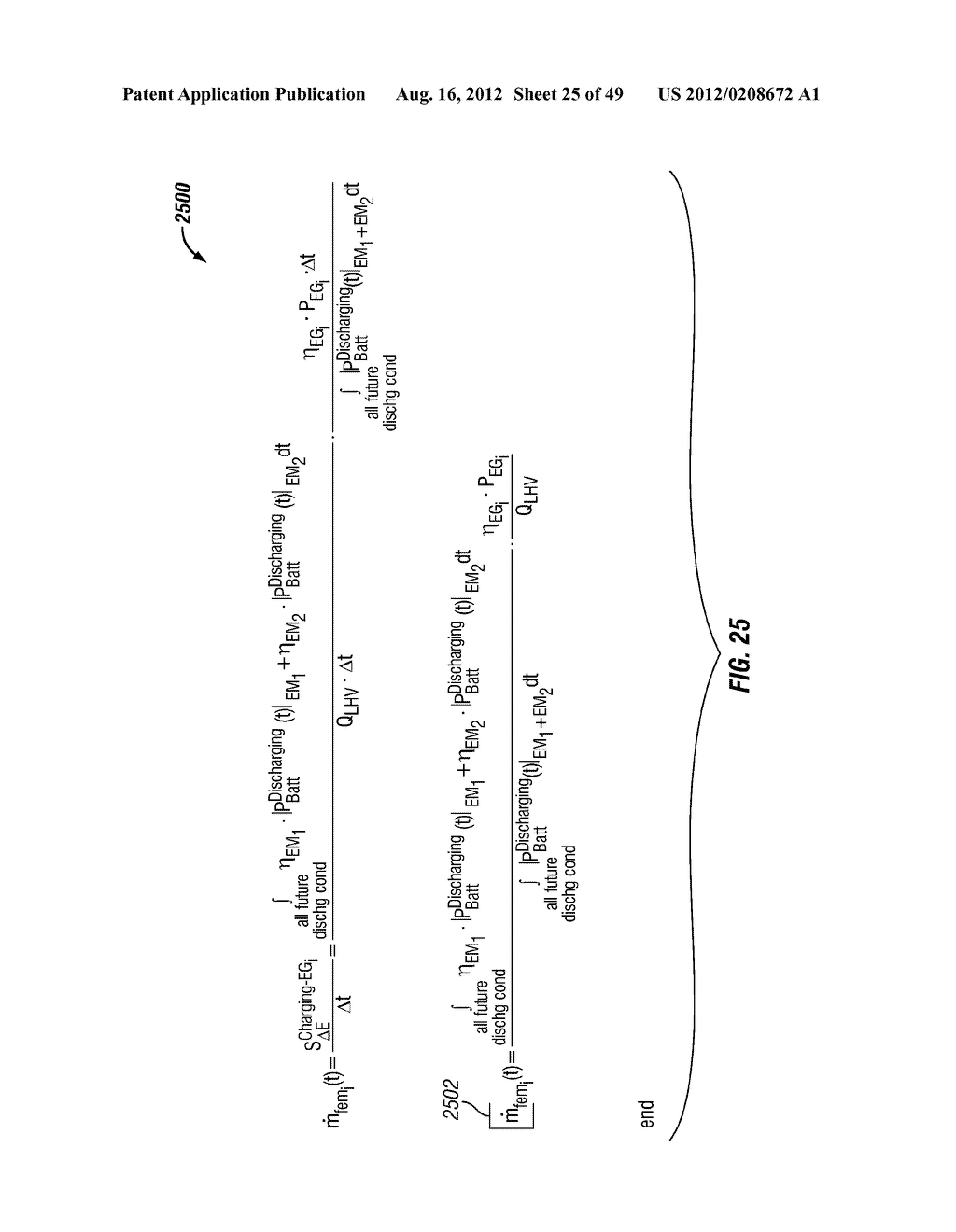 SYSTEM, METHOD, AND APPARATUS FOR CONTROLLING POWER OUTPUT DISTRIBUTION IN     A HYBRID POWER TRAIN - diagram, schematic, and image 26