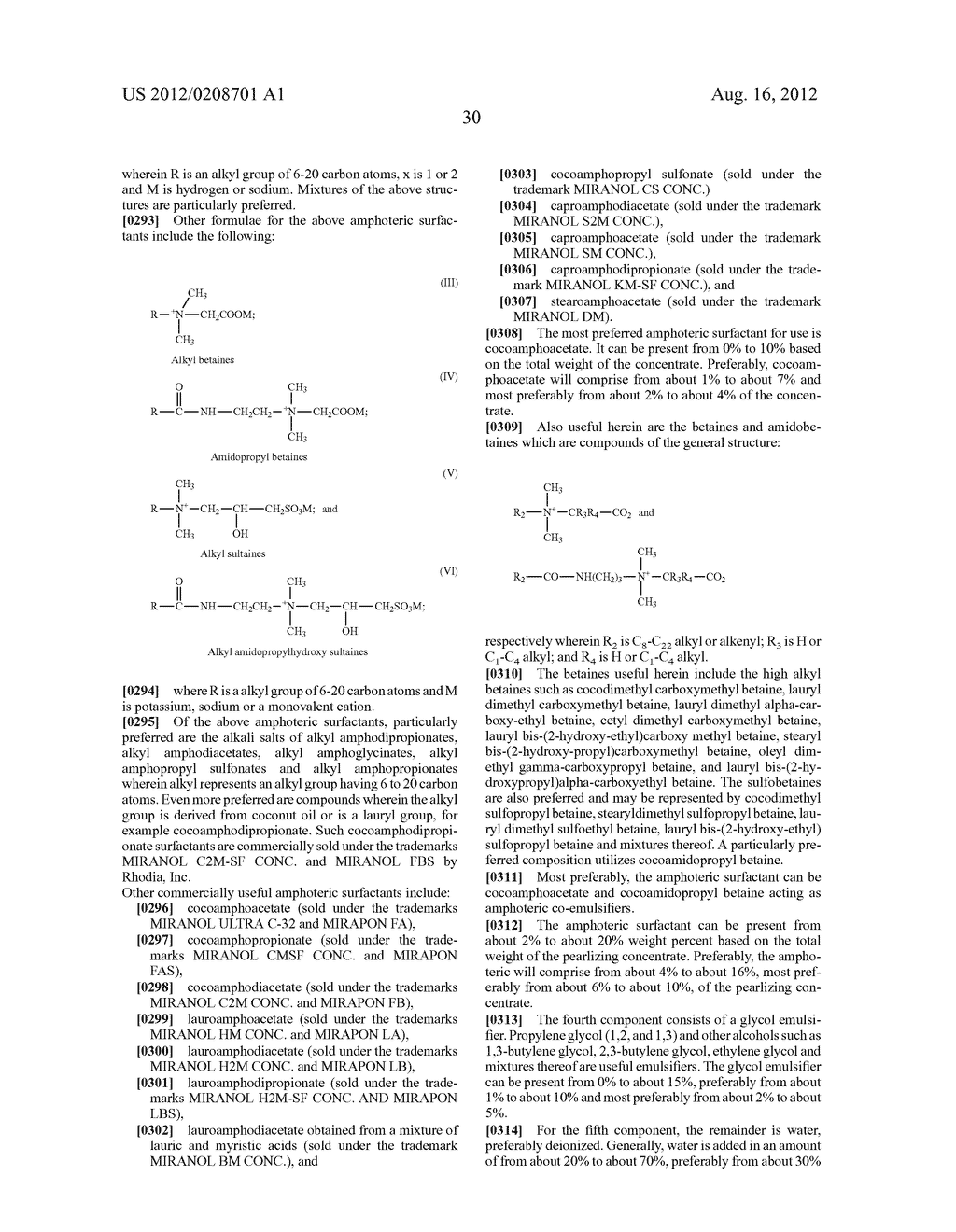 POLYMERS, COMPOSITIONS AND METHODS OF USE FOR FOAMS, LAUNDRY DETERGENTS,     SHOWER RINSES AND COAGULANTS - diagram, schematic, and image 31