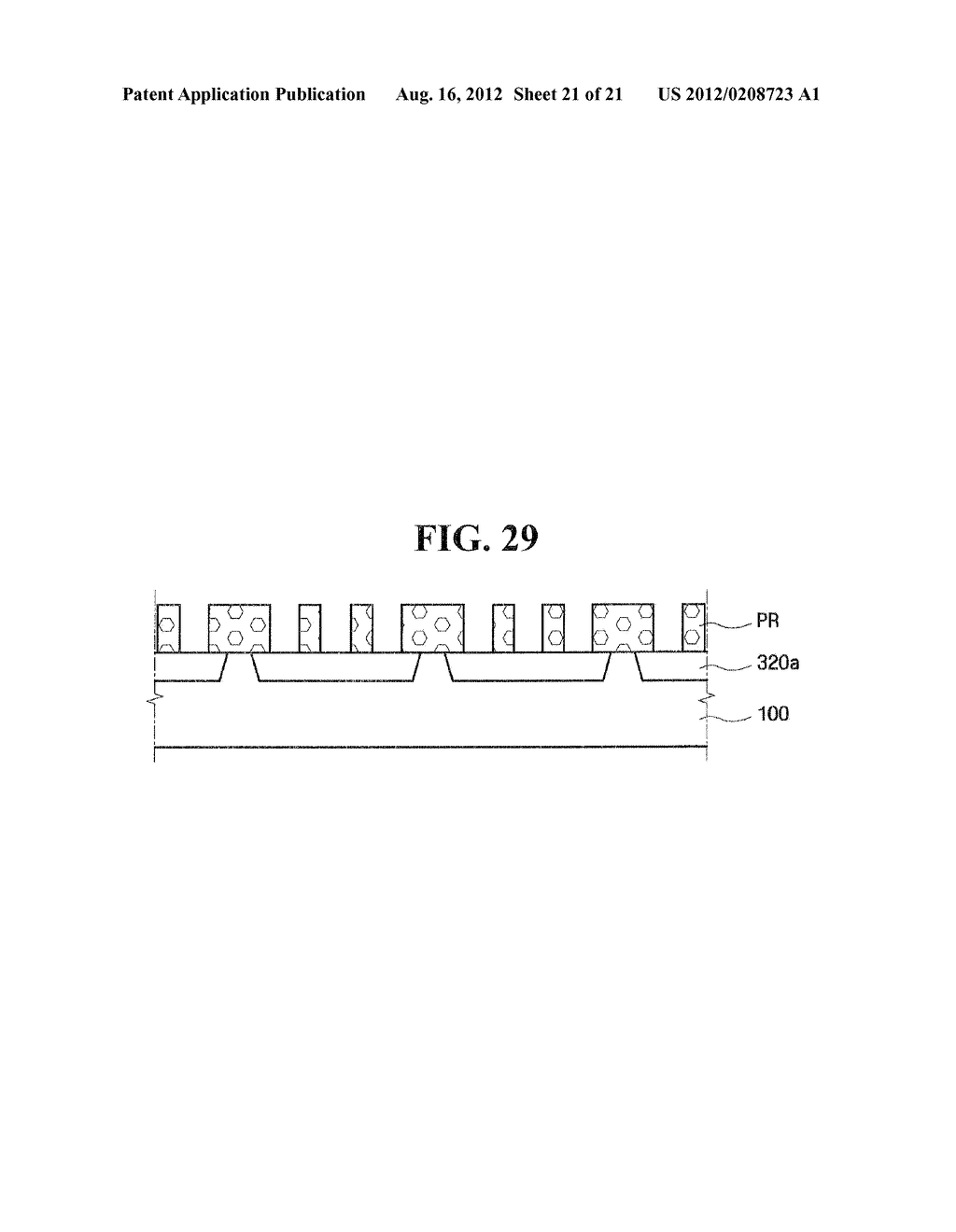 OLIGOMER PROBE ARRAY WITH IMPROVED SIGNAL-TO-NOISE RATIO AND DETECTION     SENSITIVITY AND METHOD OF MANUFACTURING THE SAME - diagram, schematic, and image 22