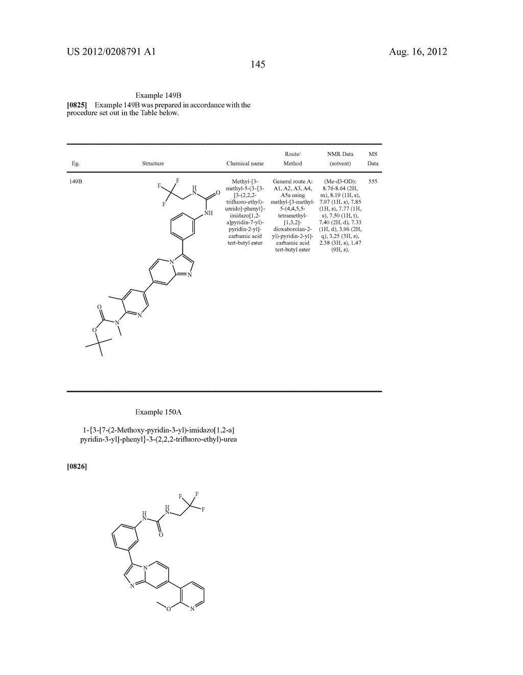 IMIDAZOPYRIDINE DERIVATIVES AS INHIBITORS OF RECEPTOR TYROSINE KINASES - diagram, schematic, and image 146