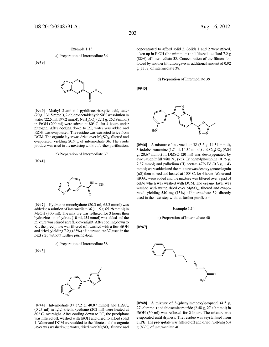 IMIDAZOPYRIDINE DERIVATIVES AS INHIBITORS OF RECEPTOR TYROSINE KINASES - diagram, schematic, and image 204