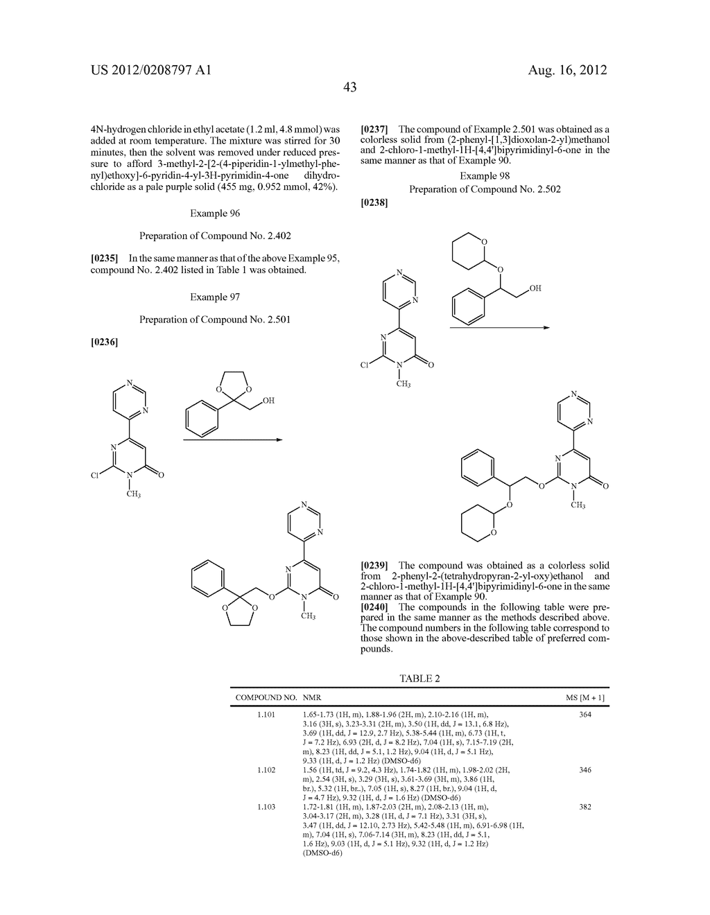 PYRIMIDONE DERIVATIVES - diagram, schematic, and image 44