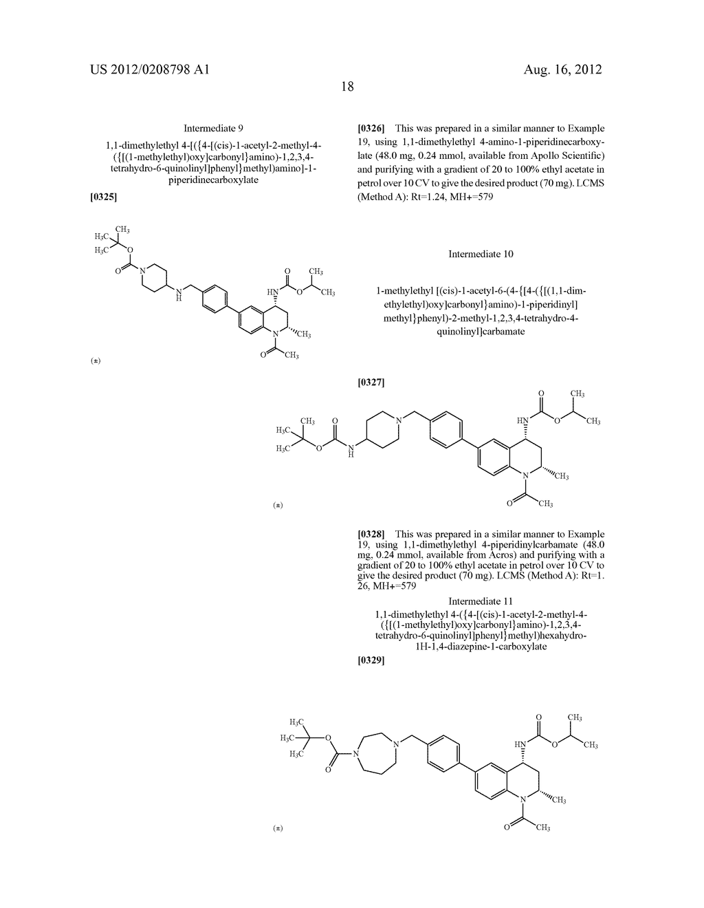 Tetrahydroquinoline Derivatives And Their Pharmaceutical Use - diagram, schematic, and image 19