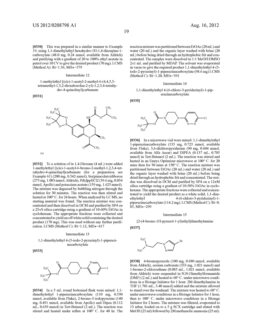 Tetrahydroquinoline Derivatives And Their Pharmaceutical Use - diagram, schematic, and image 20