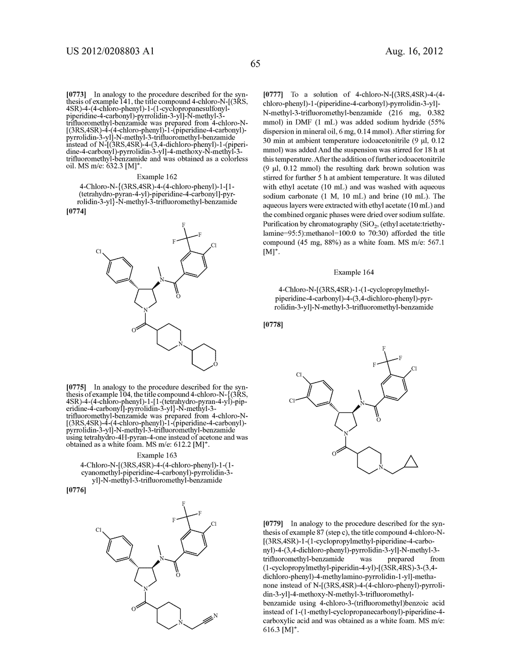PYRROLIDINE DERIVATIVES AS NK2 RECEPTOR ANTAGONISTS - diagram, schematic, and image 66