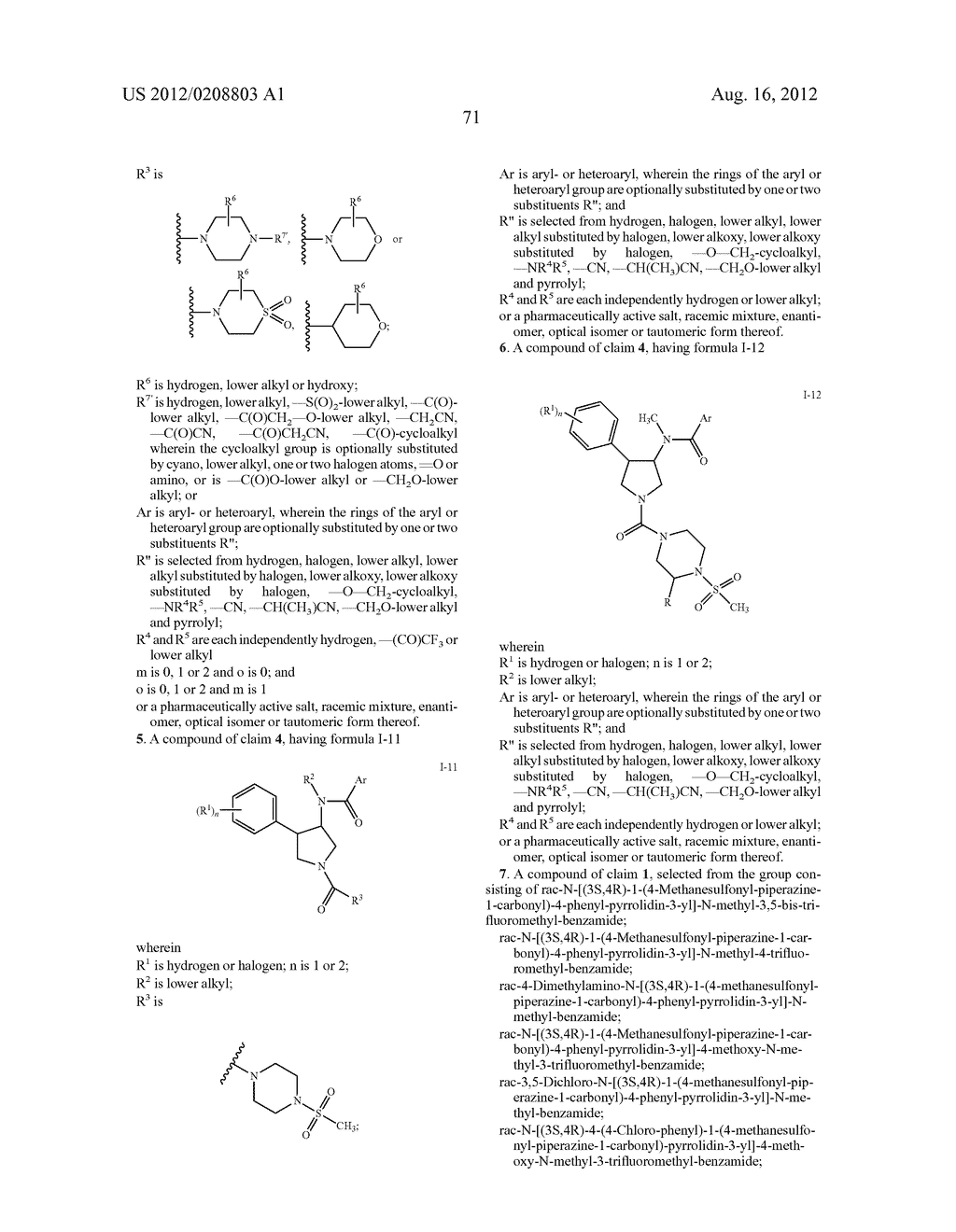 PYRROLIDINE DERIVATIVES AS NK2 RECEPTOR ANTAGONISTS - diagram, schematic, and image 72