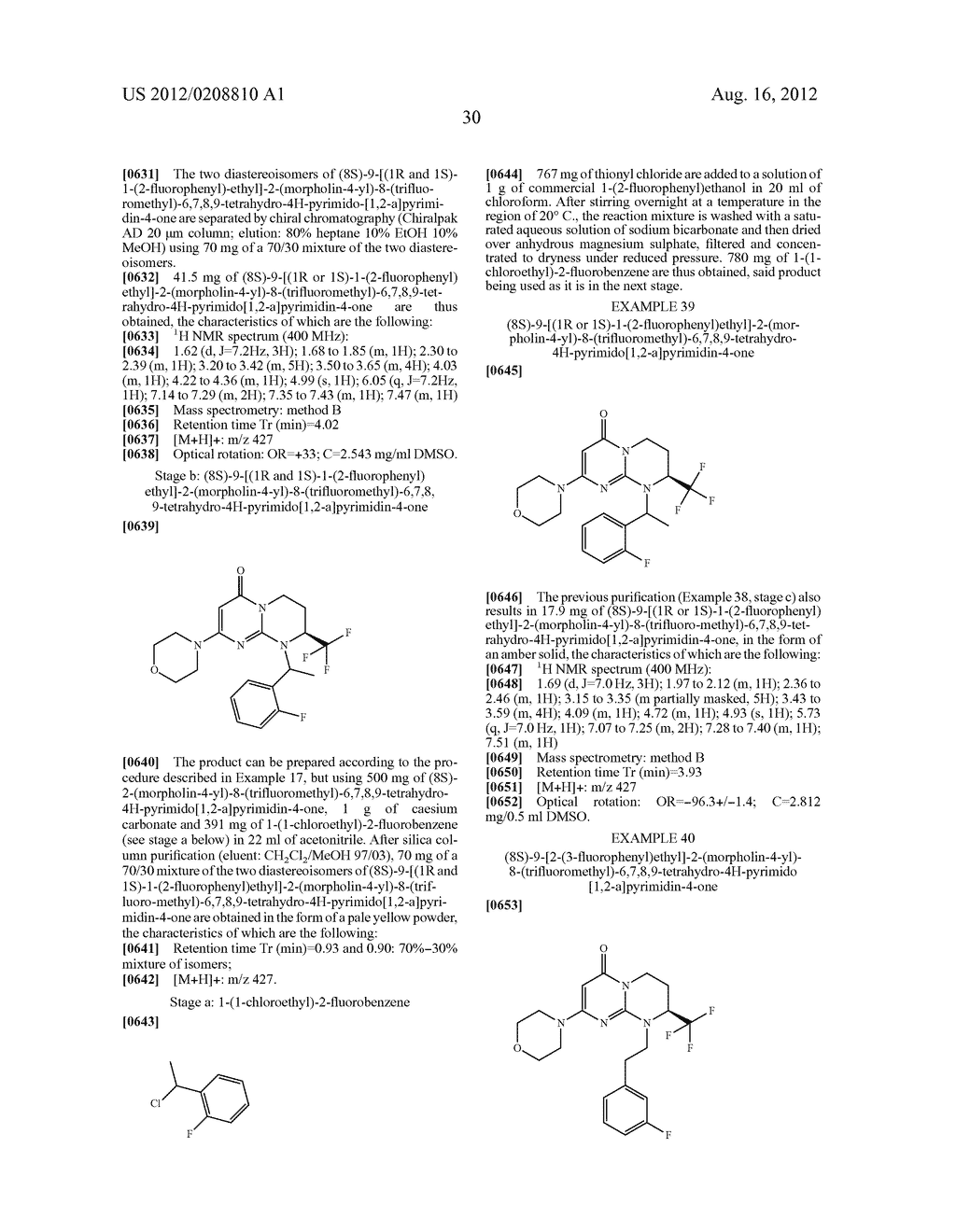 NOVEL 1,2,3,4-TETRAHYDRO-PYRIMIDO(1,2-A)PYRIMIDIN-6-ONE DERIVATIVES,     PREPARATION THEREOF, AND PHARMACEUTICAL USE THEREOF - diagram, schematic, and image 31