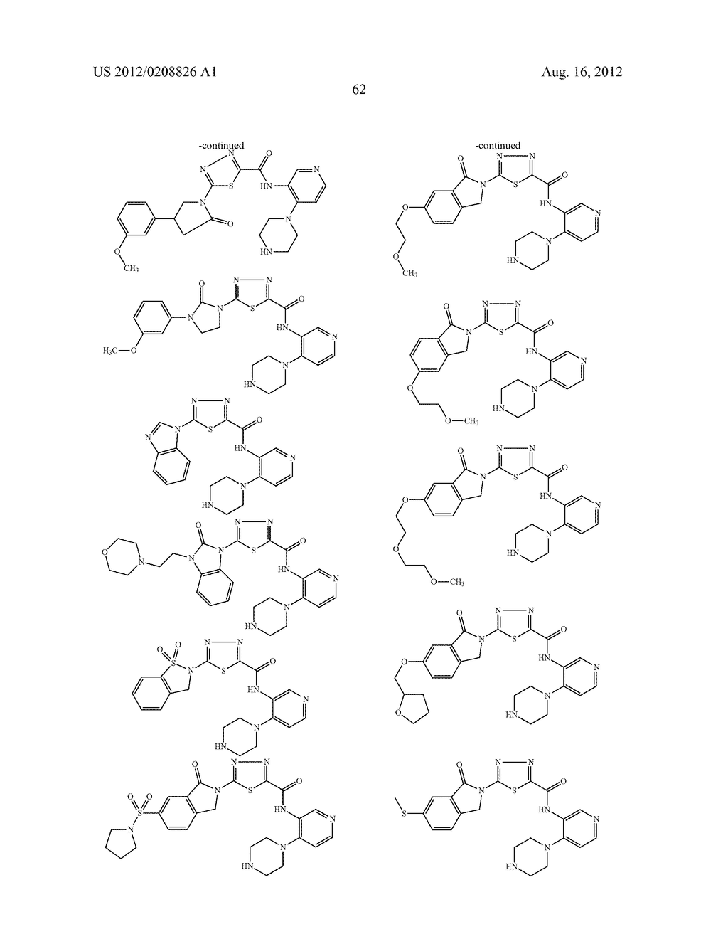 HETEROCYCLIC AMIDE COMPOUNDS AS PROTEIN KINASE INHIBITORS - diagram, schematic, and image 63