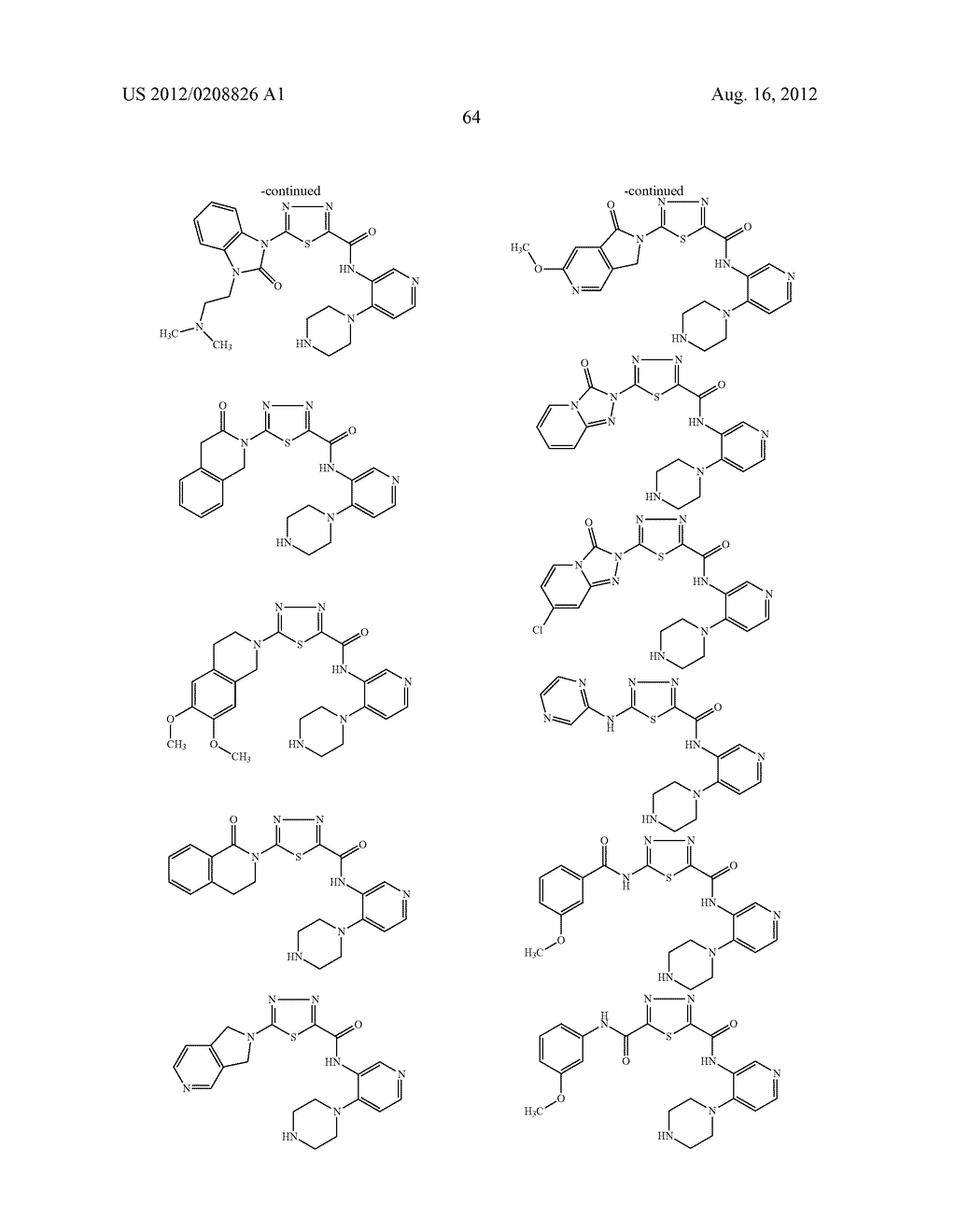 HETEROCYCLIC AMIDE COMPOUNDS AS PROTEIN KINASE INHIBITORS - diagram, schematic, and image 65