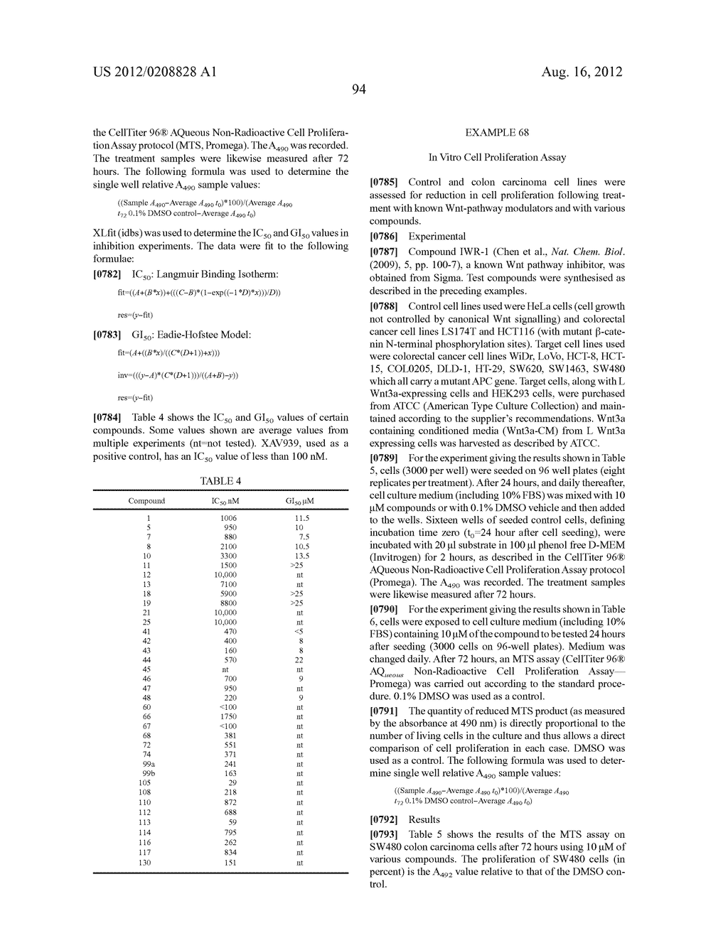 Azole Derivatives as WTN Pathway Inhibitors - diagram, schematic, and image 109