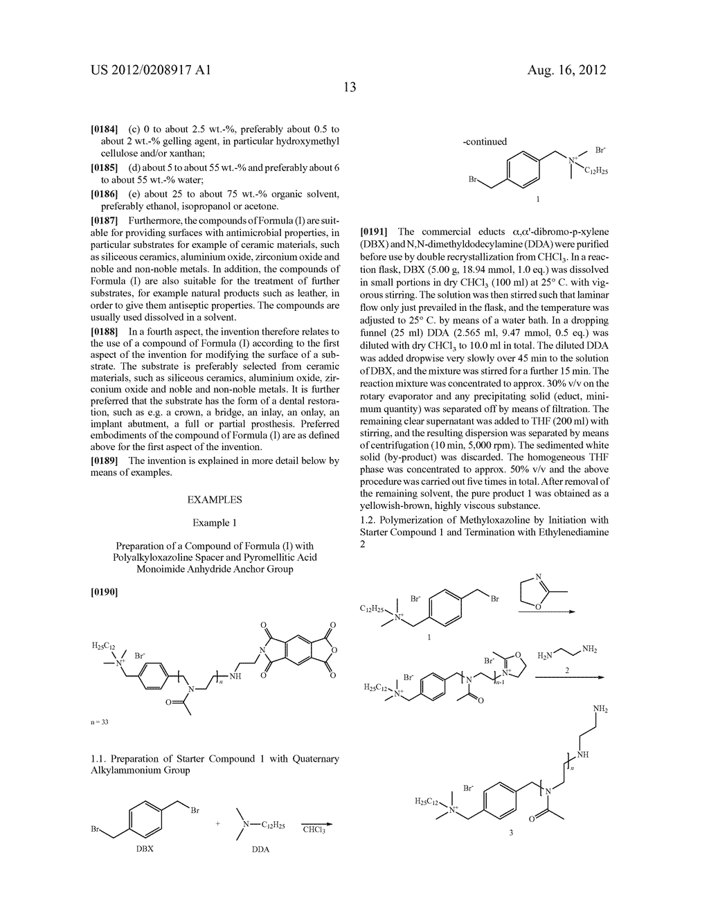 Dental restorative material based on an antimicrobially active compound - diagram, schematic, and image 14