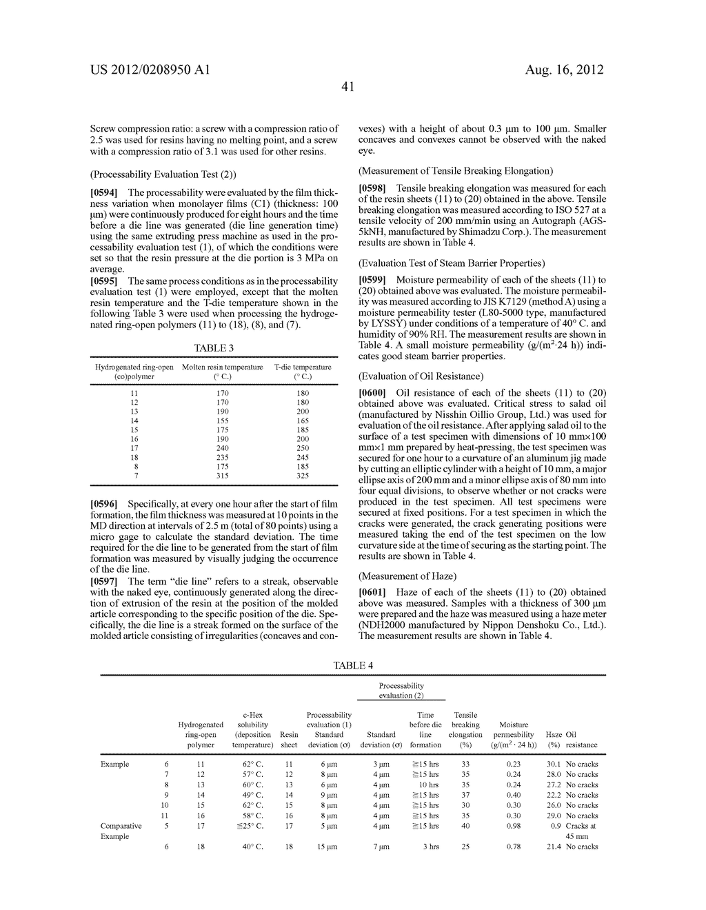 HYDROGENATED NORBORNENE-BASED RING-OPENING POLYMERIZATION POLYMER, RESIN     COMPOSITION, AND MOLDED OBJECT - diagram, schematic, and image 43