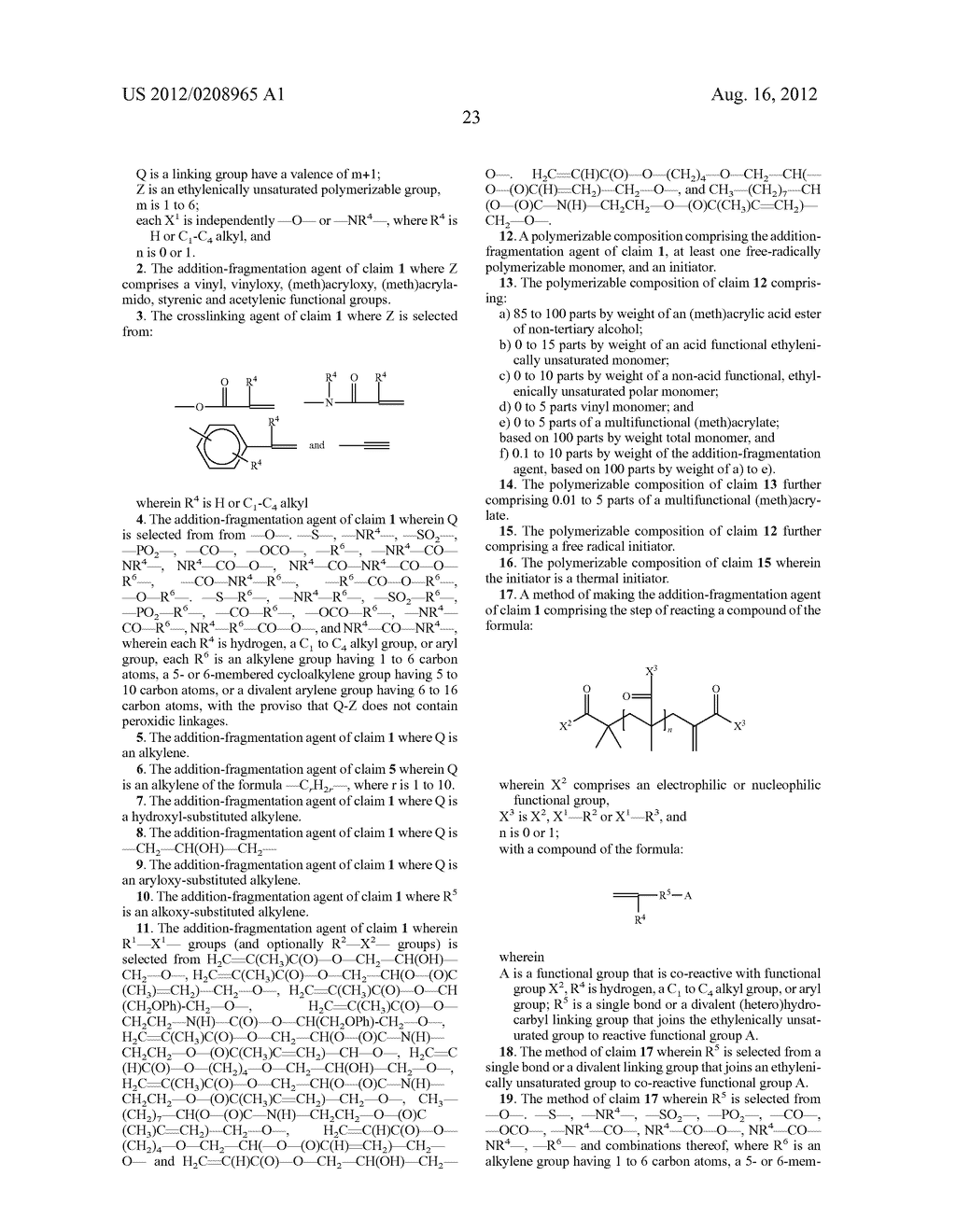 ADDITION-FRAGMENTATION AGENTS - diagram, schematic, and image 24