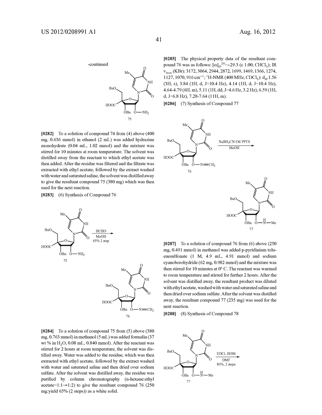 BRIDGED ARTIFICIAL NUCLEOSIDE AND NUCLEOTIDE - diagram, schematic, and image 43