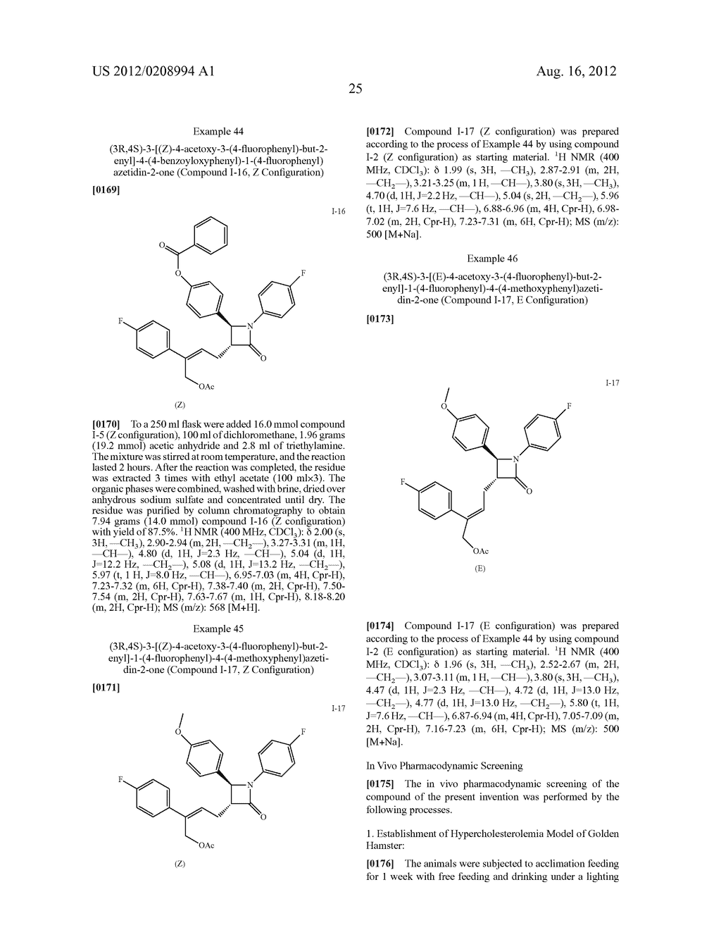 AZETIDINONE COMPOUNDS AND MEDICAL USE THEREOF - diagram, schematic, and image 26