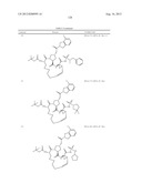 NOVEL MACROCYCLIC INHIBITORS OF HEPATITIS C VIRUS REPLICATION diagram and image