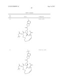 NOVEL MACROCYCLIC INHIBITORS OF HEPATITIS C VIRUS REPLICATION diagram and image