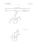 NOVEL MACROCYCLIC INHIBITORS OF HEPATITIS C VIRUS REPLICATION diagram and image