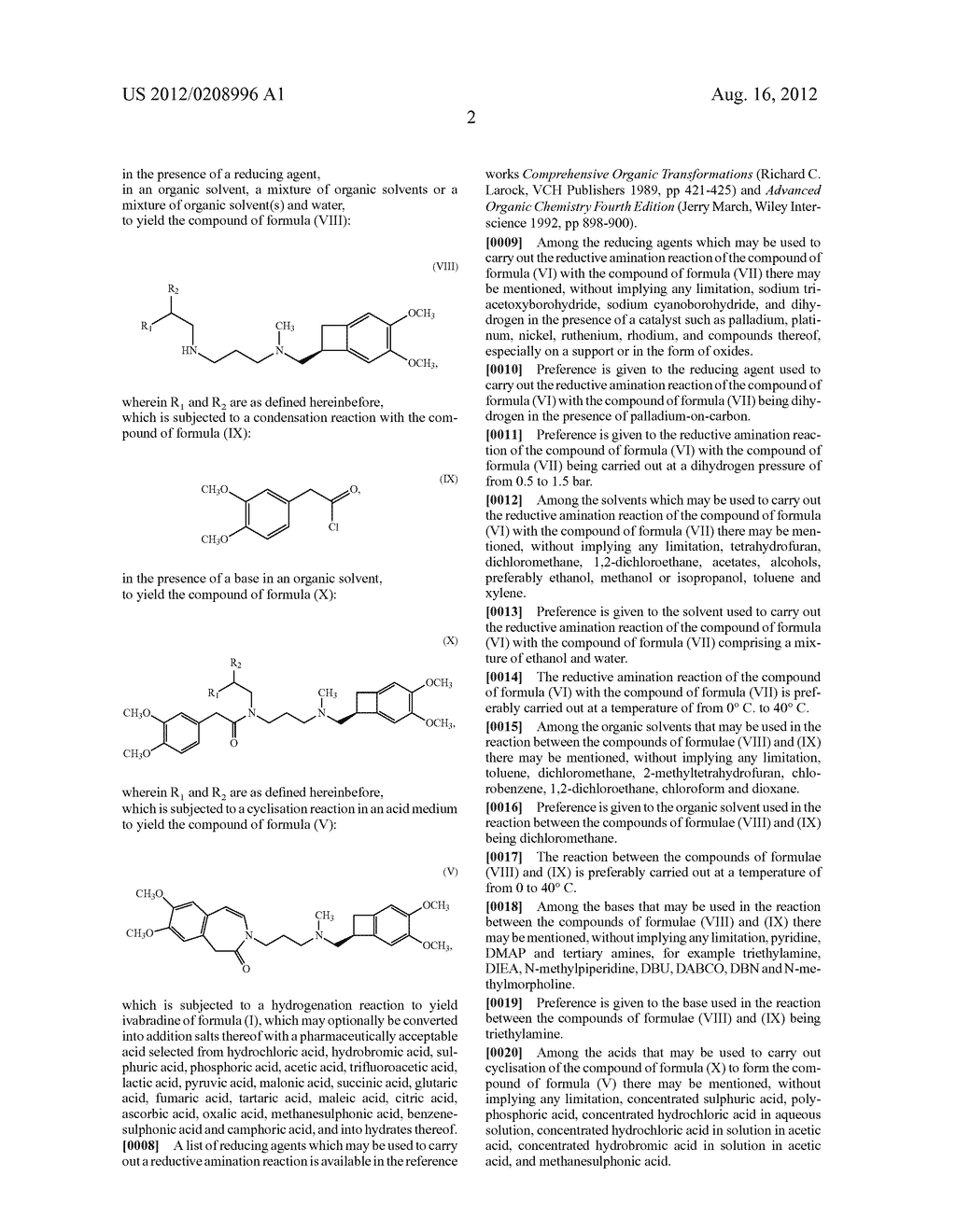 PROCESS FOR THE SYNTHESIS OF IVABRADINE AND ADDITION SALTS THEREOF WITH A     PHARMACEUTICALLY ACCEPTABLE ACID - diagram, schematic, and image 03