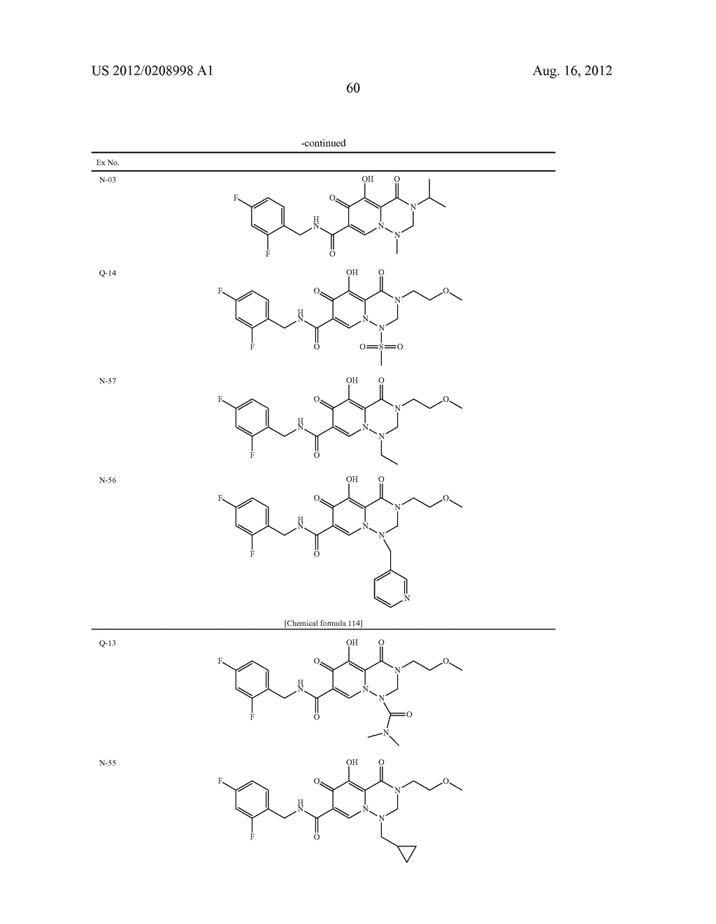 POLYCYCLIC CARBAMOYLPYRIDONE DERIVATIVE HAVING HIV INTEGRASE INHIBITORY     ACTIVITY - diagram, schematic, and image 61