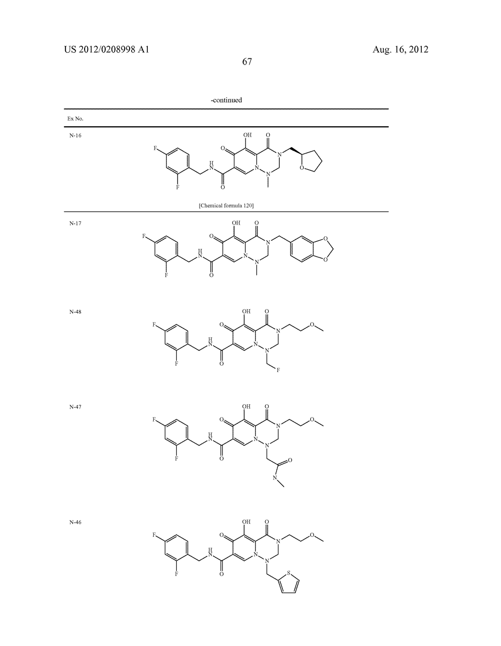 POLYCYCLIC CARBAMOYLPYRIDONE DERIVATIVE HAVING HIV INTEGRASE INHIBITORY     ACTIVITY - diagram, schematic, and image 68