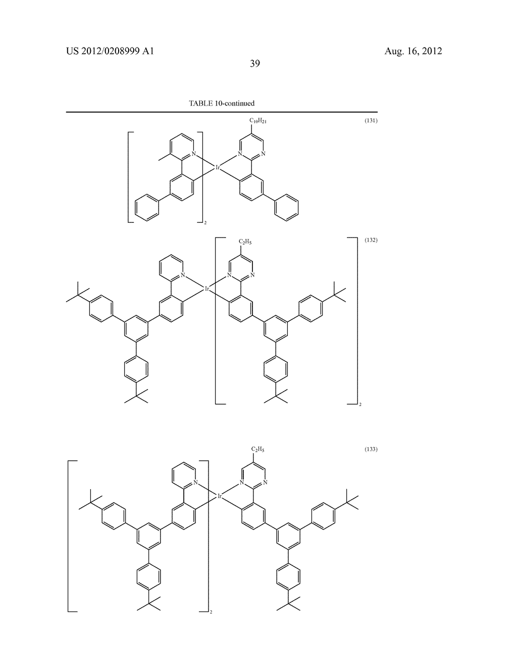 IRIDIUM COMPLEX AND LIGHT EMITTING MATERIAL FORMED FROM SAME - diagram, schematic, and image 43