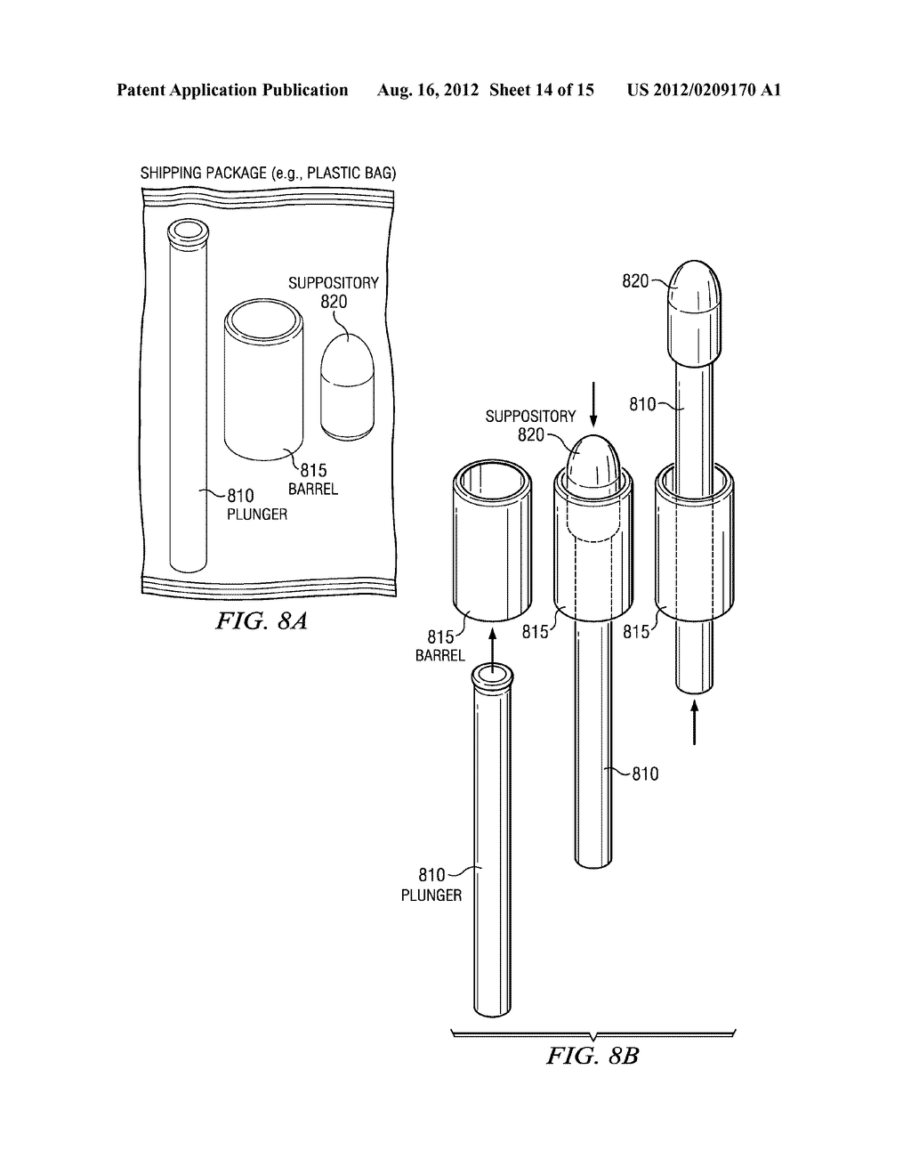 METHOD AND APPARATUS FOR INSERTING A RECTAL SUPPOSITORY - diagram, schematic, and image 15