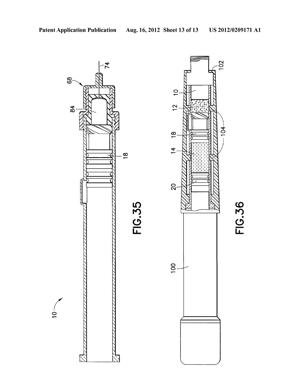 CARTRIDGE FOR POWDER AND LIQUID DRUG - diagram, schematic, and image 14