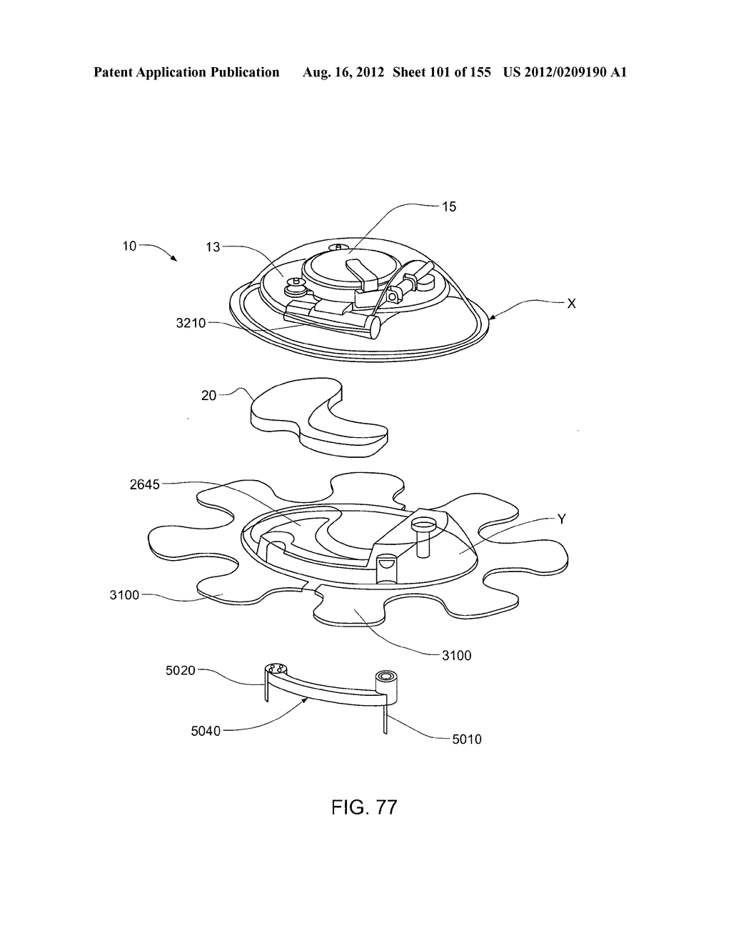 ADHESIVE AND PERIPHERAL SYSTEMS AND METHODS FOR MEDICAL DEVICES - diagram, schematic, and image 102