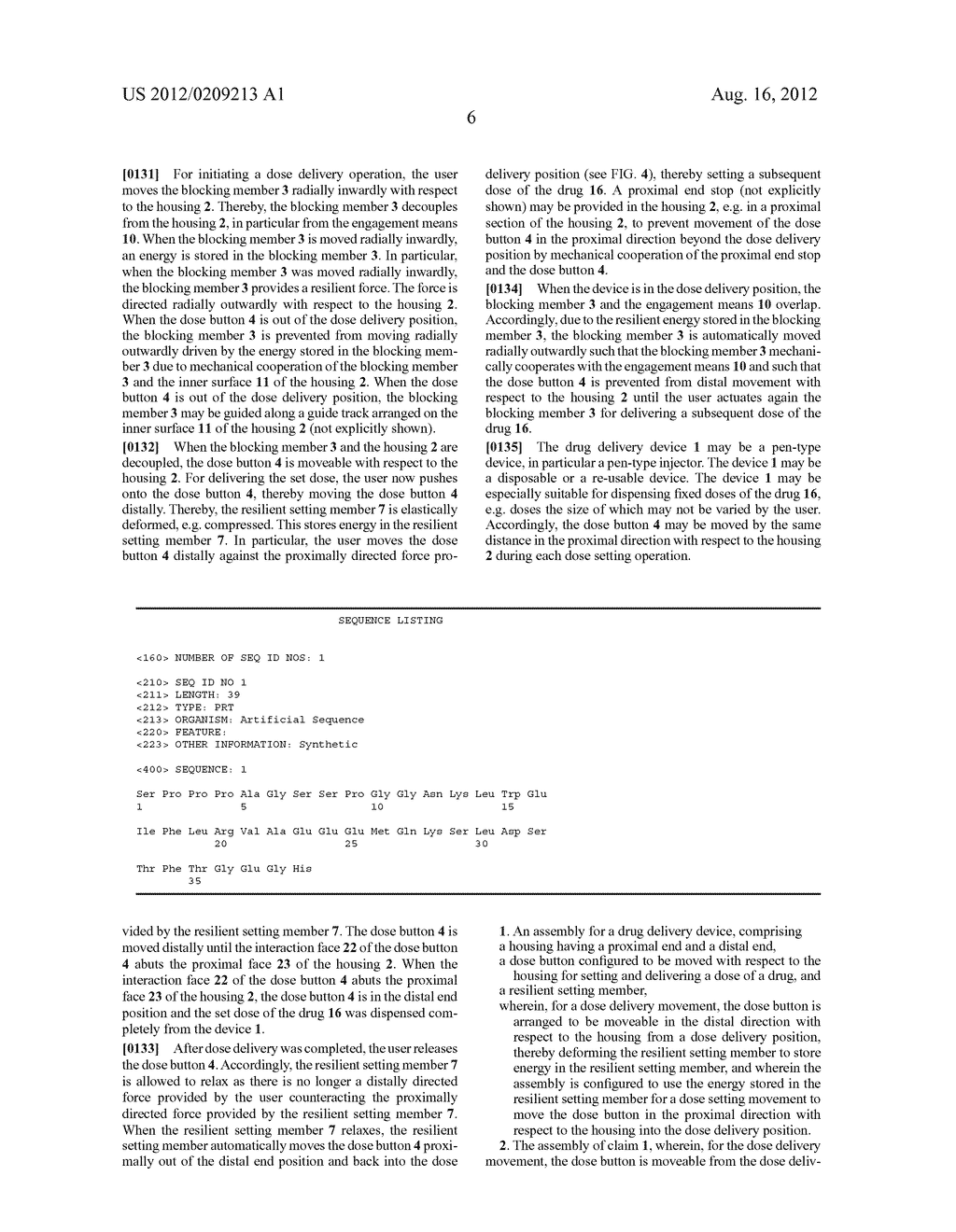 ASSEMBLY FOR A DRUG DELIVERY DEVICE AND DRUG DELIVERY DEVICE - diagram, schematic, and image 15