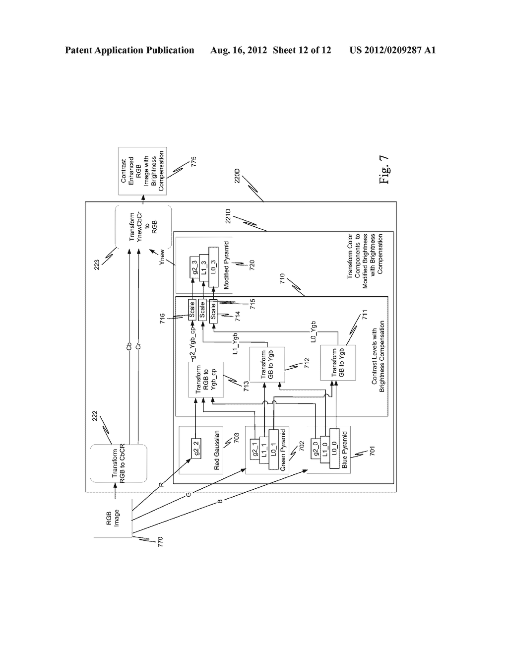 METHOD AND STRUCTURE FOR IMAGE LOCAL CONTRAST ENHANCEMENT - diagram, schematic, and image 13