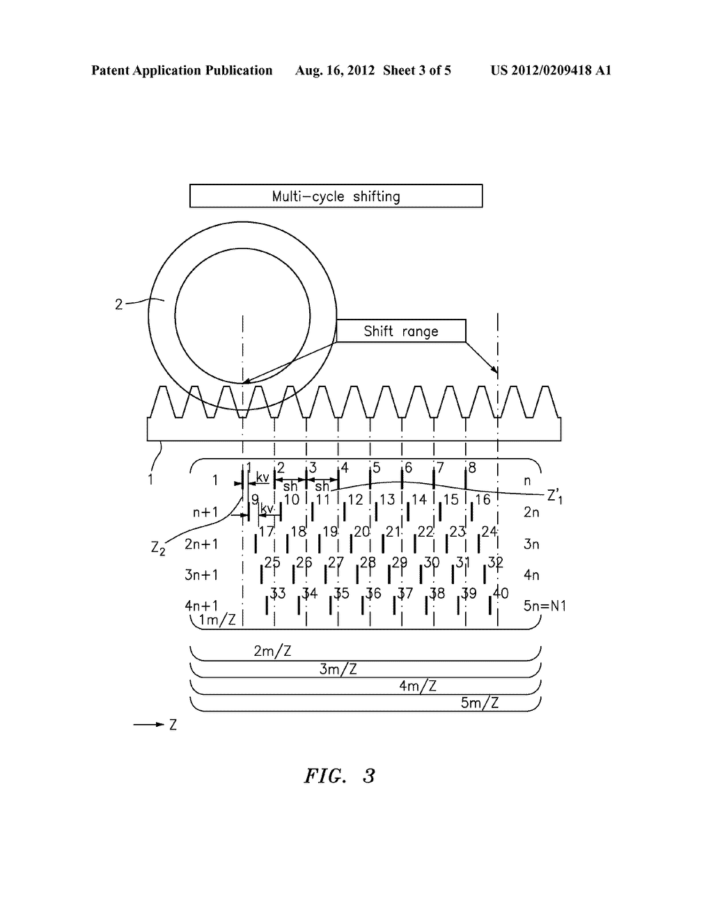 METHOD OF MANUFACTURING A MULTIPLE OF IDENTICAL GEARS BY MEANS OF CUTTING     MACHINING - diagram, schematic, and image 04