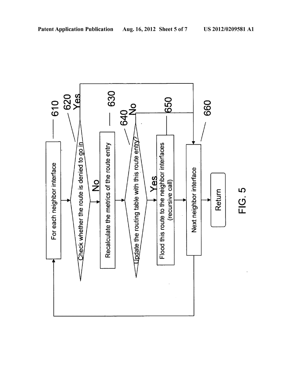 SYSTEM AND METHOD FOR SIMULATING IP NETWORK ROUTING - diagram, schematic, and image 06