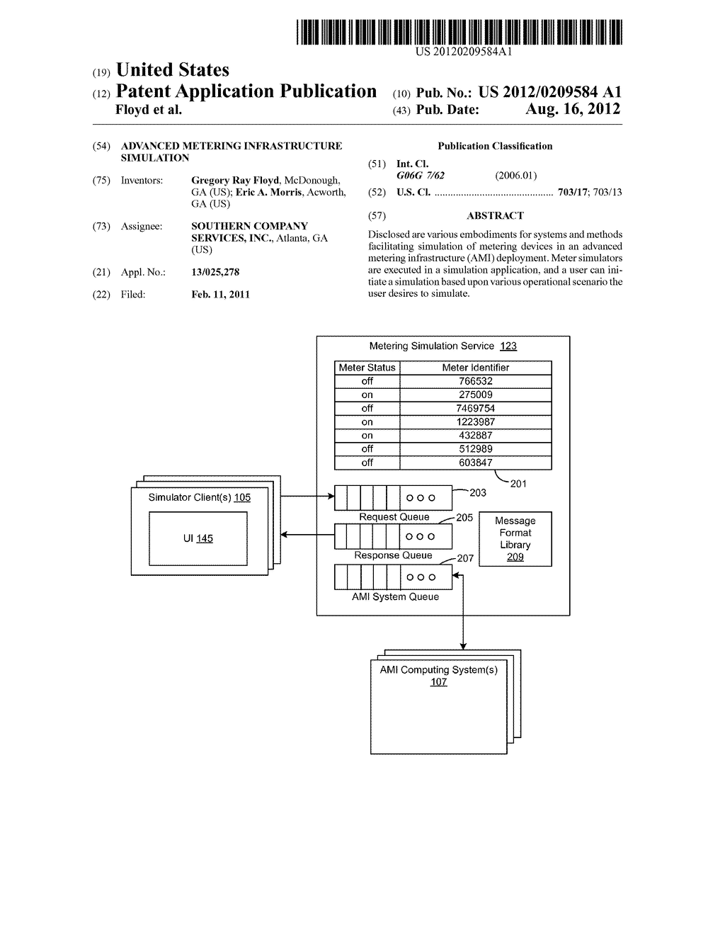 Advanced Metering Infrastructure Simulation - diagram, schematic, and image 01