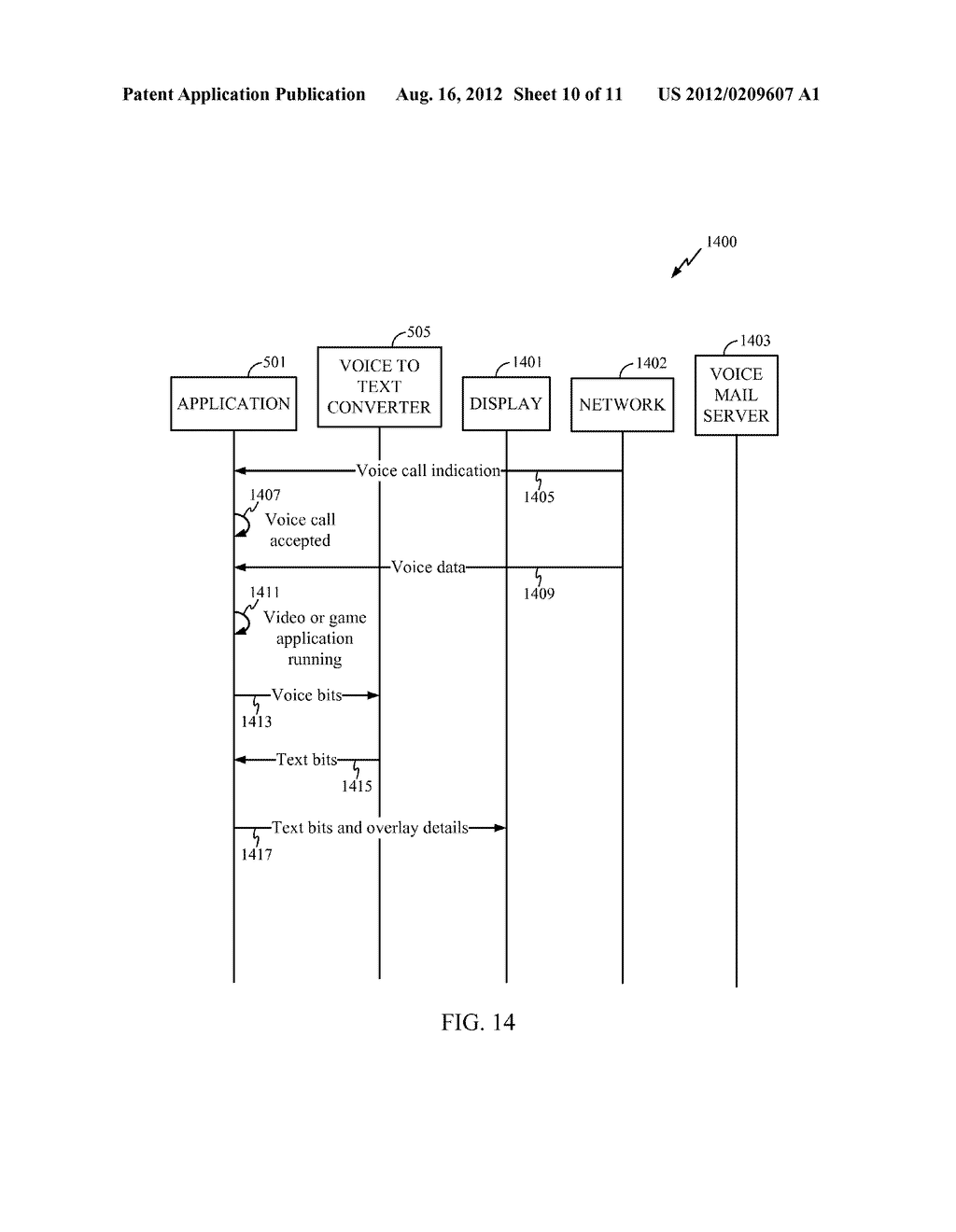 METHOD AND APPARATUS FOR SCROLLING TEXT DISPLAY OF VOICE CALL OR MESSAGE     DURING VIDEO DISPLAY SESSION - diagram, schematic, and image 11