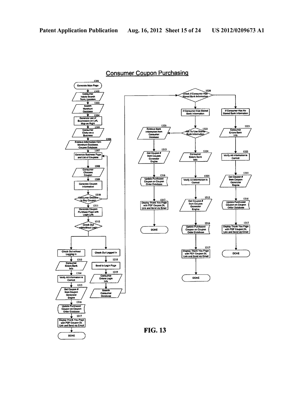 System and Method for Merchant's Benefit-focused Electronic Coupon     Distribution Business - diagram, schematic, and image 16