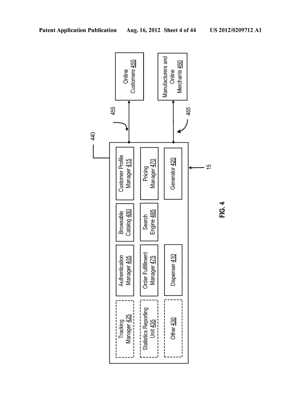 PROMOTION INFRASTRUCTURE HAVING USER SELECTION BASED TARGETED PROMOTIONS - diagram, schematic, and image 05