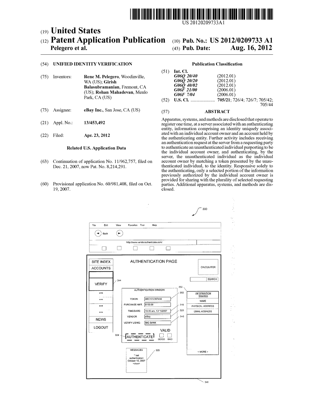 UNIFIED IDENTITY VERIFICATION - diagram, schematic, and image 01