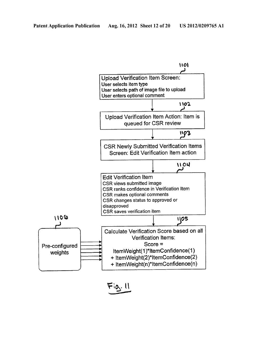 Monetary Transaction Security Verification System and Method - diagram, schematic, and image 13