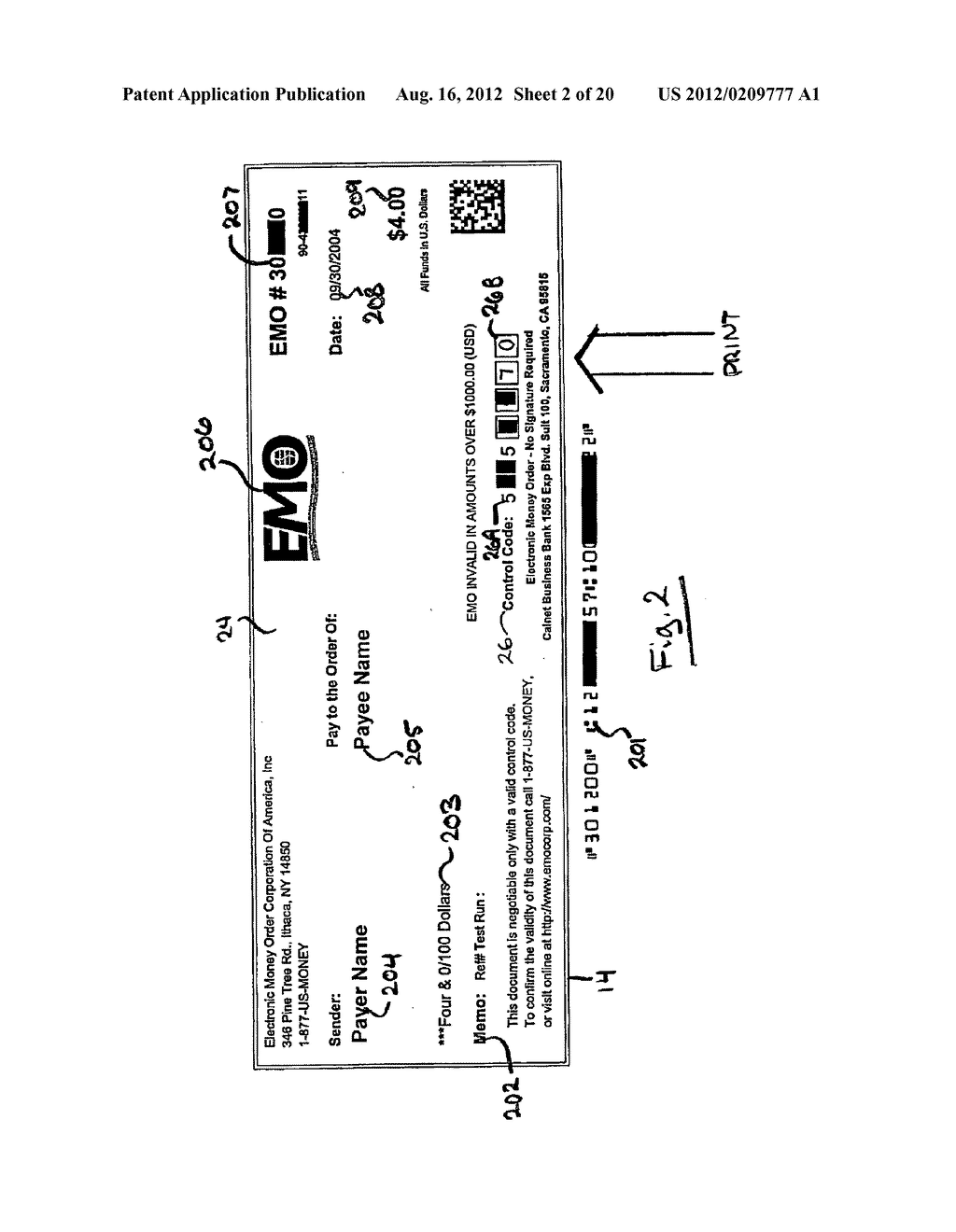 Monetary Transaction Control Code System - diagram, schematic, and image 03