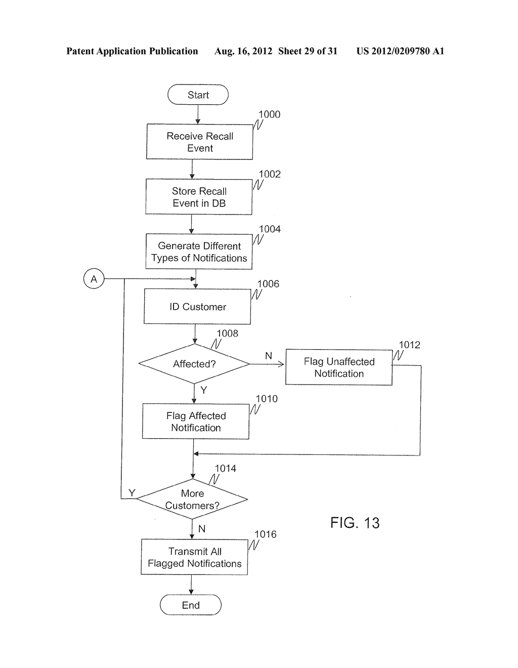 RECALLED PRODUCT INVENTORY NOTIFICATION, REMOVAL, AND VERIFICATION SYSTEM - diagram, schematic, and image 30