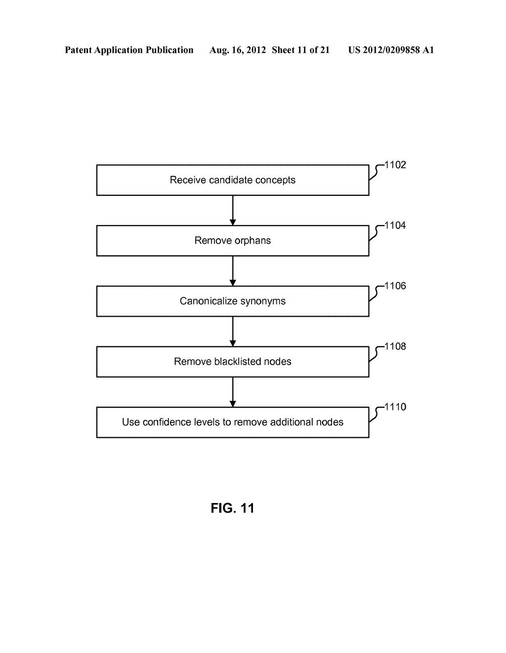 DETERMINING CONCEPTS ASSOCIATED WITH A QUERY - diagram, schematic, and image 12