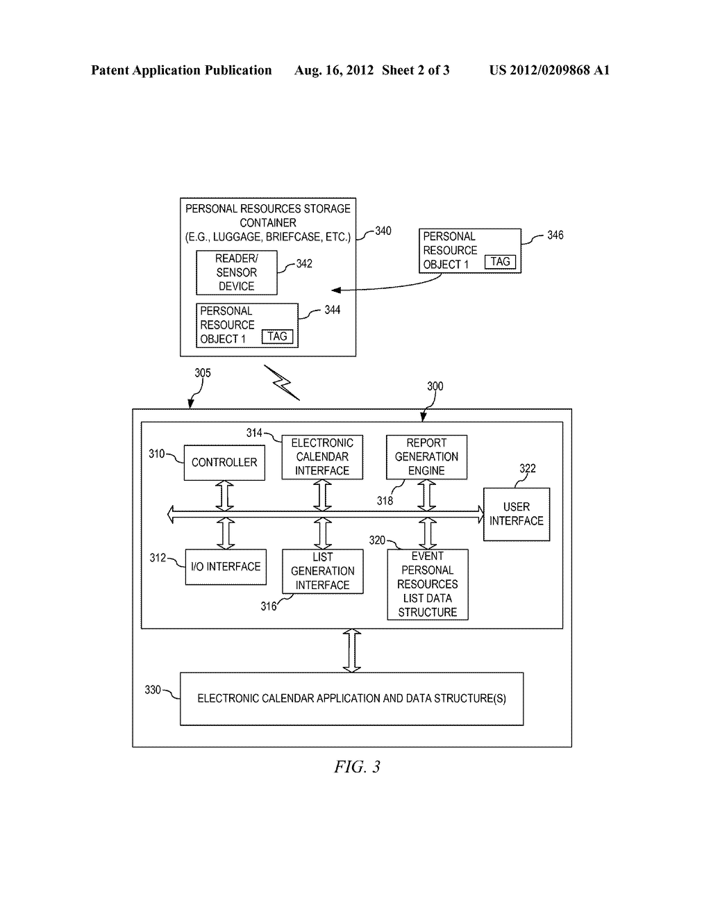 Personal Resources Organizer with Calendar Interface and Object Detection - diagram, schematic, and image 03