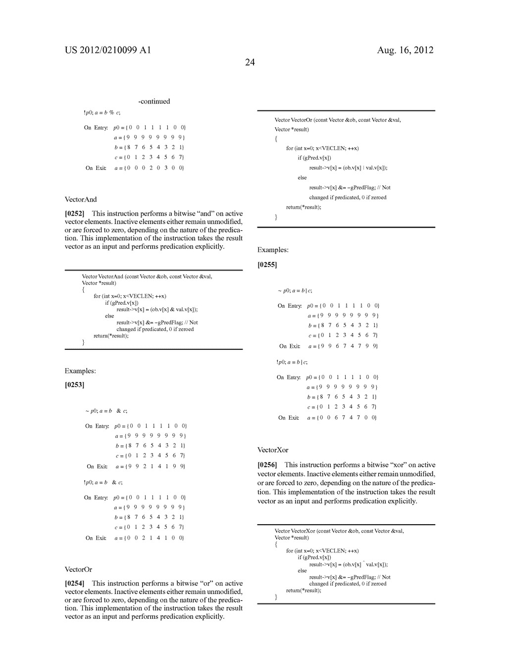 RUNNING UNARY OPERATION INSTRUCTIONS FOR PROCESSING VECTORS - diagram, schematic, and image 60