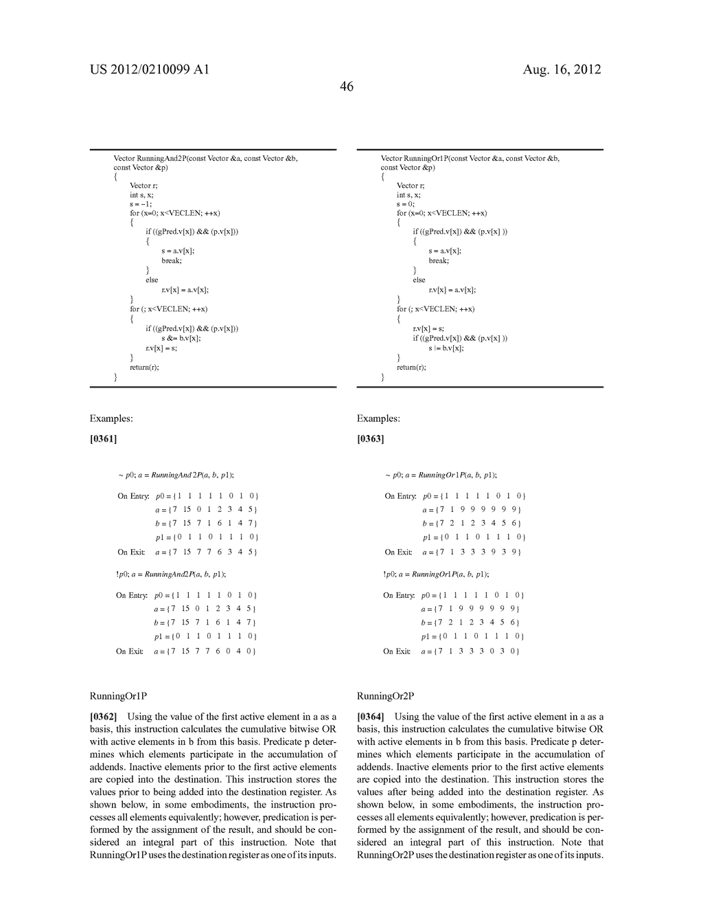 RUNNING UNARY OPERATION INSTRUCTIONS FOR PROCESSING VECTORS - diagram, schematic, and image 82