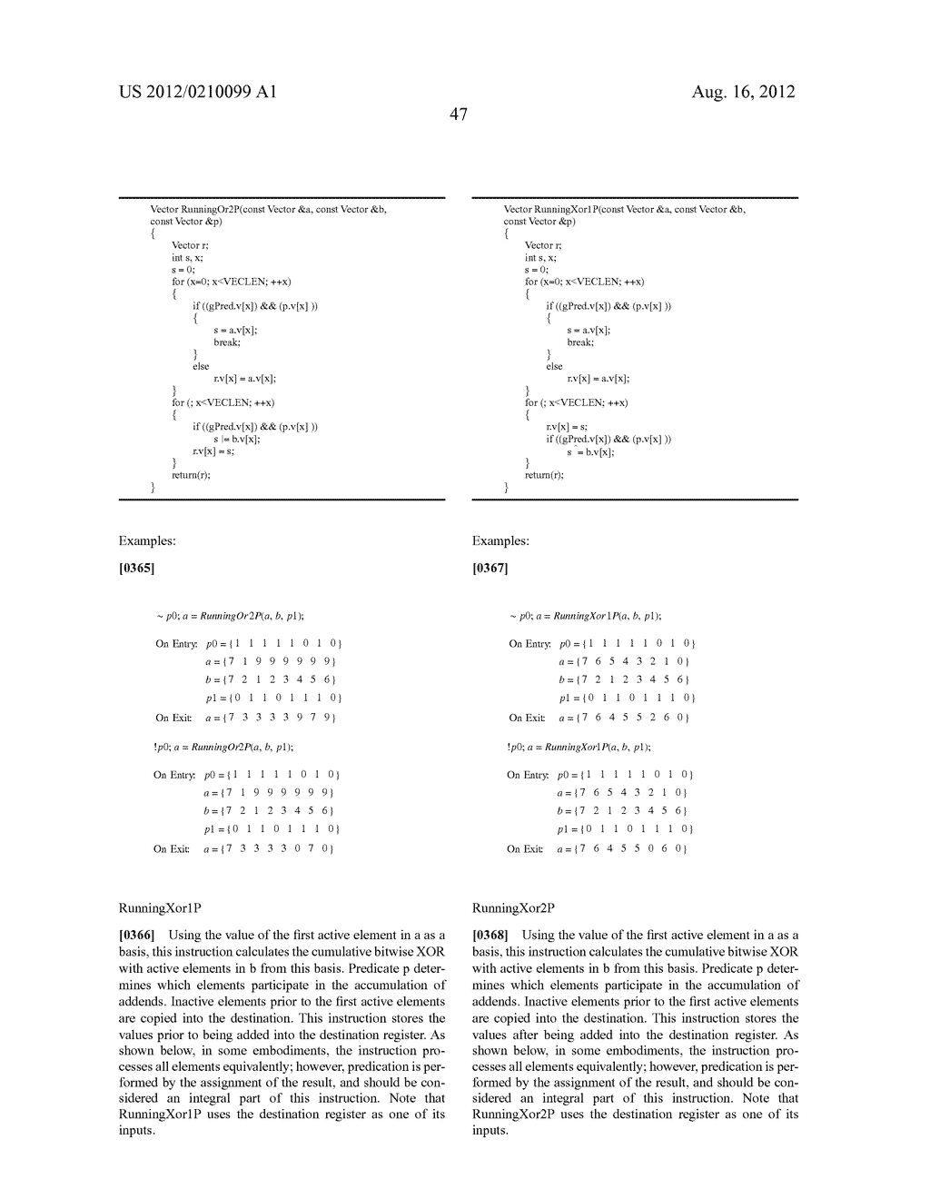 RUNNING UNARY OPERATION INSTRUCTIONS FOR PROCESSING VECTORS - diagram, schematic, and image 83