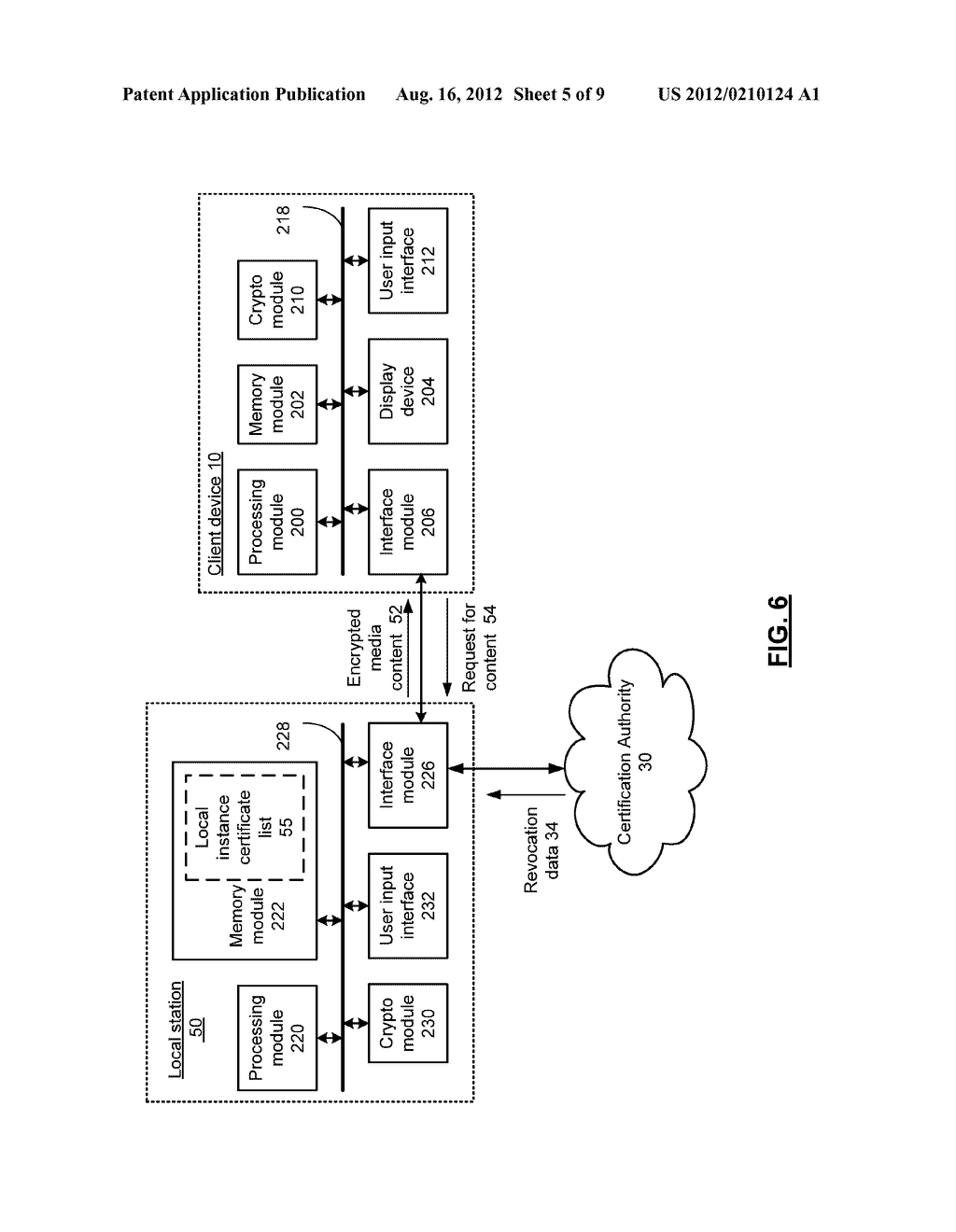 CLIENT DEVICE AND LOCAL STATION WITH DIGITAL RIGHTS MANAGEMENT AND METHODS     FOR USE THEREWITH - diagram, schematic, and image 06